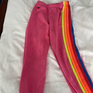 Aviator Nation Pink Kids Sweatpants Size 10